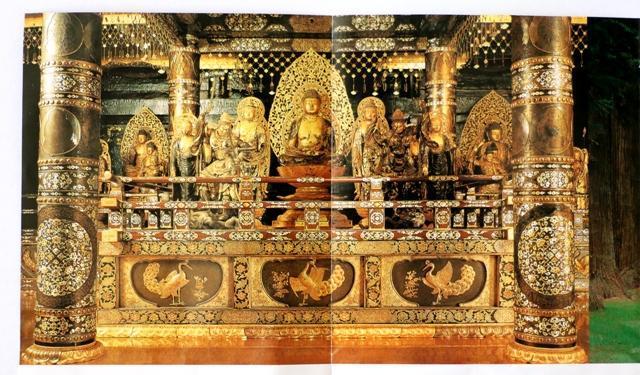 平泉 中尊寺金色堂オリジナル天蓋ブローチ アクセサリー
